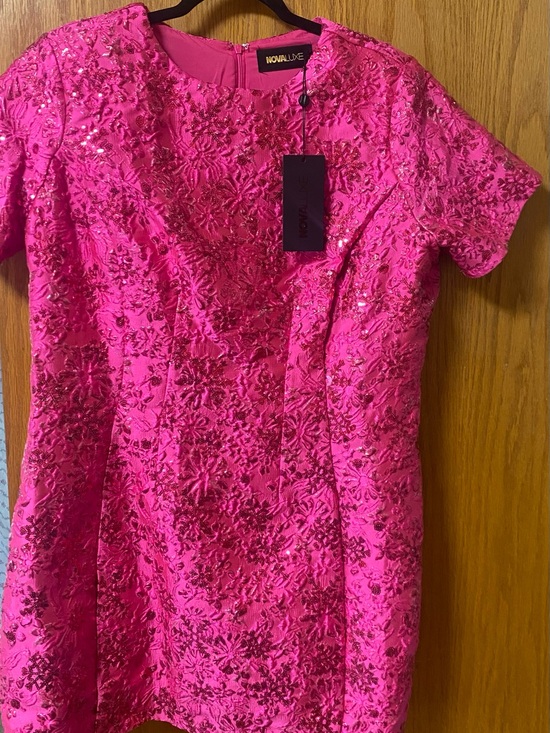 Fashion Nova Dresses & Skirts - Fashion Nova Fuchsia Sequin Embellished Mini Dress